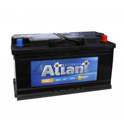 Аккумулятор ATLANT BLACK 100Ач R+ EN760A 353x175x190 ZLN5066U681B0 B13