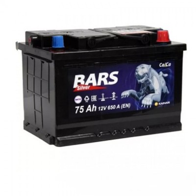 Аккумулятор Bars Silver 75Ач L+ EN650A 278x175x190 B13
