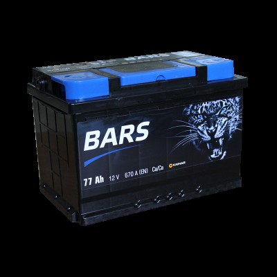 Аккумулятор Bars 77Ач R+ EN670A 278x175x190 B13