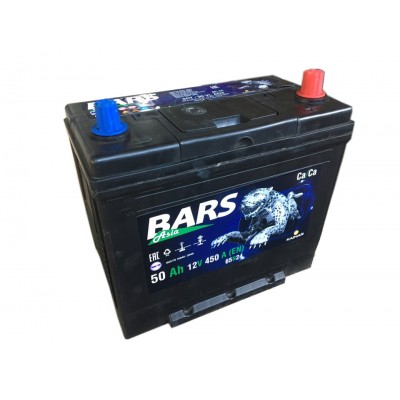 Аккумулятор Bars Asia 50Ач R+ EN450A 236x129x220 B01
