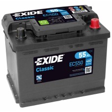 EXIDE CLASSIC EC550 55Ач R+ EN460A 242x175x190 B13