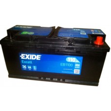 EXIDE EXCELL EB1100 110Ач R+ EN850A 392x175x190 B13