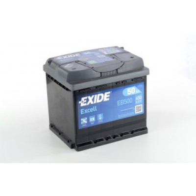 Аккумулятор EXIDE EXCELL EB500 50Ач R+ EN450A 207x175x190 B13