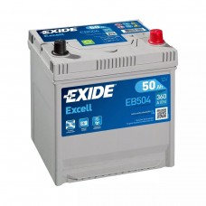EXIDE EXCELL EB504 50Ач R+ EN360A 200x170x220 B01