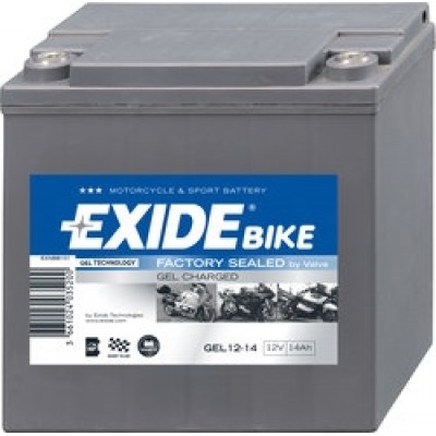 Аккумулятор EXIDE GEL 12-14 14Ач L+ EN150A 150x87x145 B00