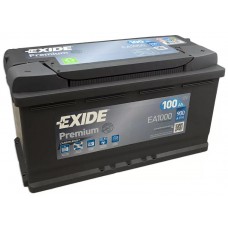 EXIDE PREMIUM EA1000 100Ач R+ EN900A 353x175x190 B13