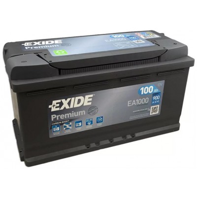 Аккумулятор EXIDE PREMIUM EA1000 100Ач R+ EN900A 353x175x190 B13