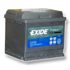 EXIDE PREMIUM EA530 53Ач R+ EN540A 207x175x190 B13