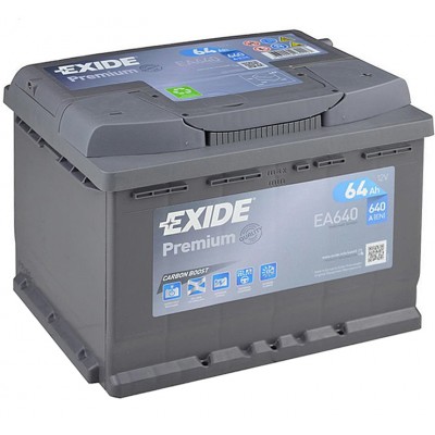 Аккумулятор EXIDE PREMIUM EA640 64Ач R+ EN640A 242x175x190 B13