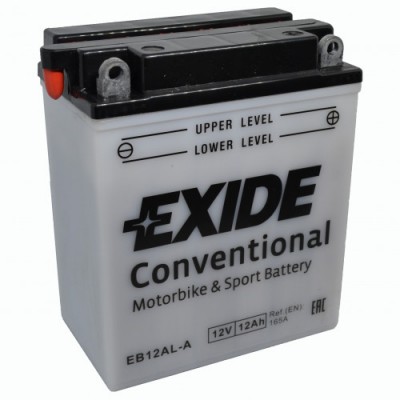 Аккумулятор EXIDE Standart EB12AL-A 12Ач R+ EN165A 134x80x160 B00