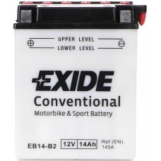 EXIDE Standart EB14-B2 14Ач L+ EN145A 134x89x166 B00