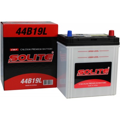 Аккумулятор Solite 44B19L 44Ач R+ EN350A 187x127x219 B00